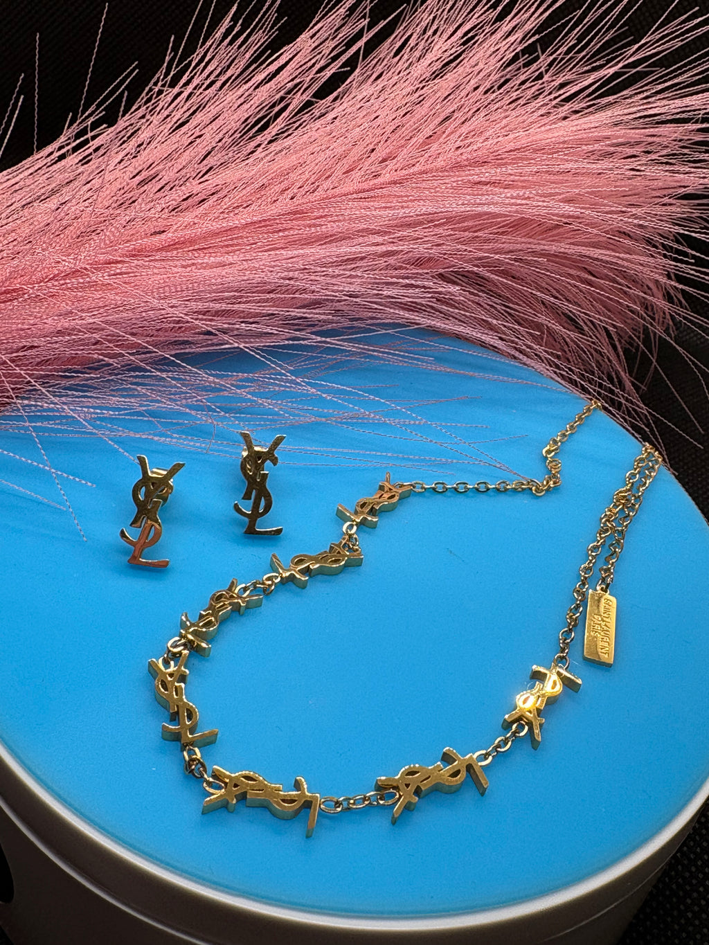 2Pcs Lux jewelry Earrings and Necklace