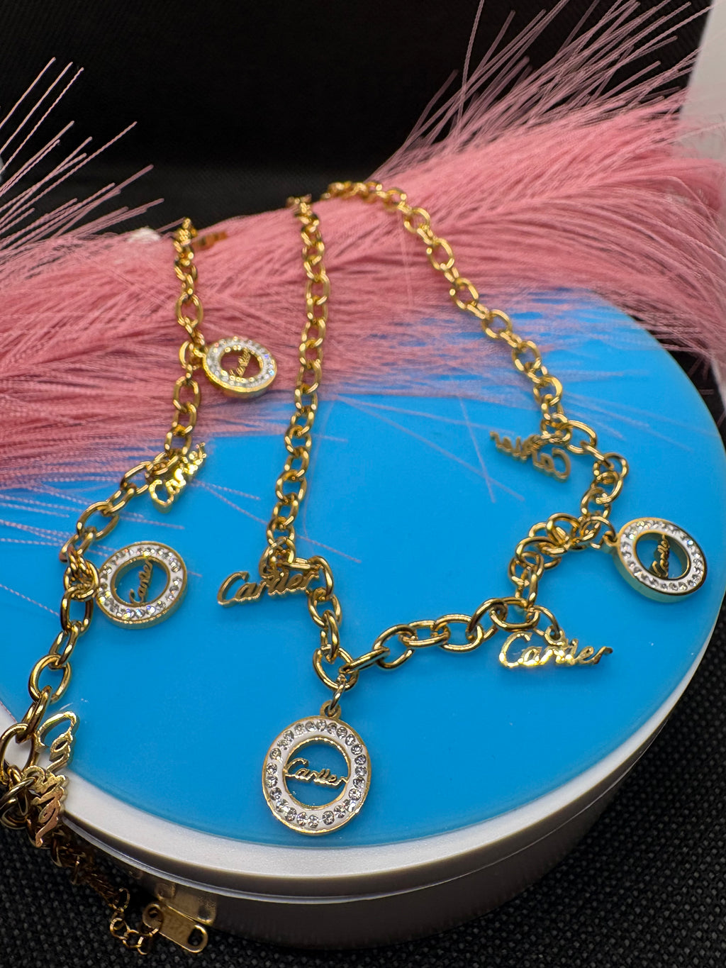 2Pcs Lux jewelry Necklace and Bracelet