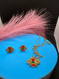 2 Pcs Lux jewelry Earrings and Necklace