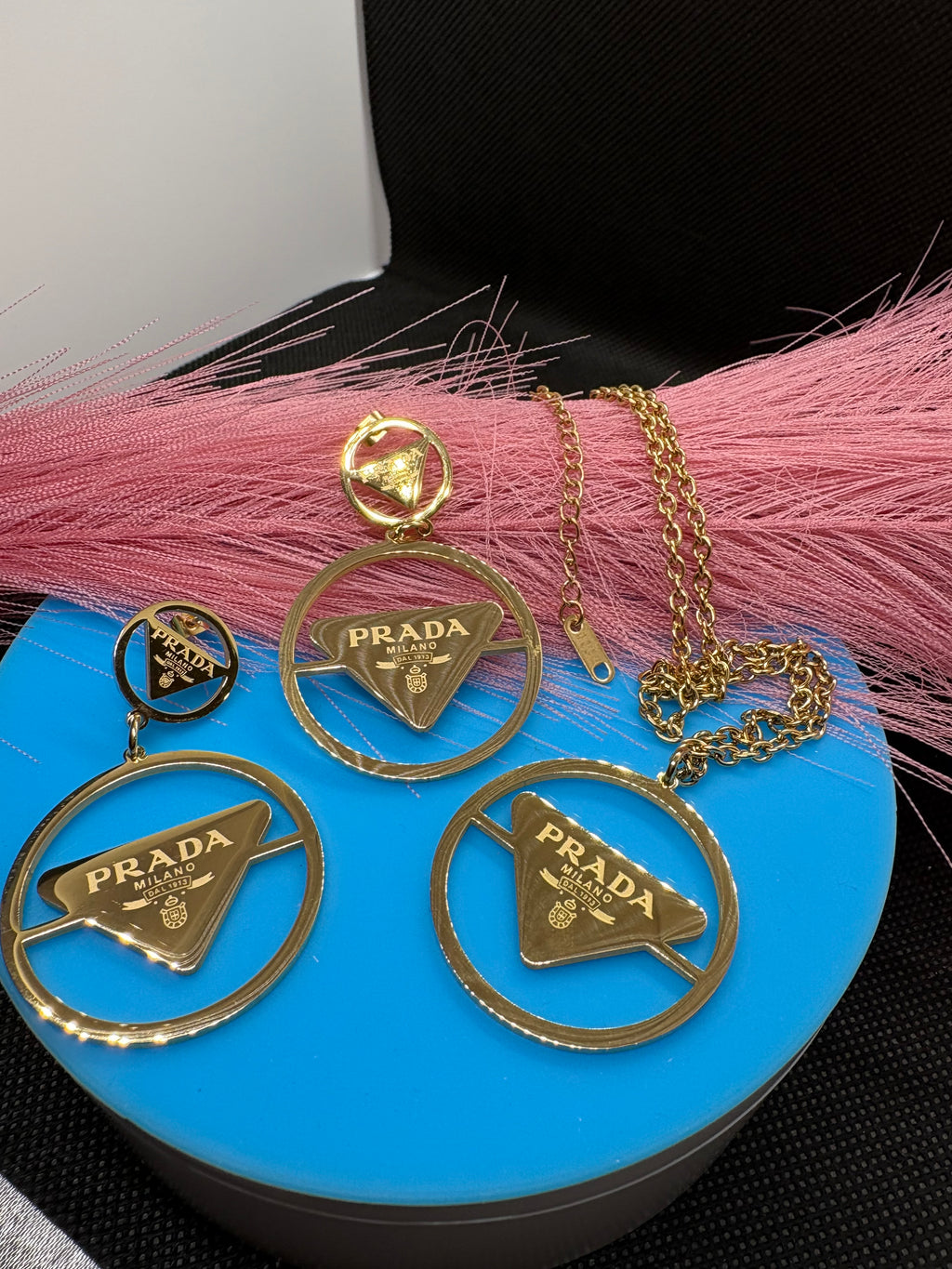 2 Pcs Lux jewelry Earrings and Necklace 2 Styles