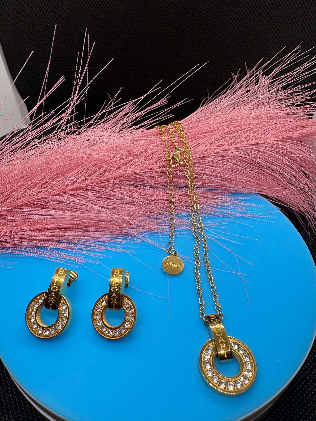 2Pcs Lux jewelry Earrings and Necklace 2 styles