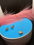 2Pcs Lux jewelry 2 Styles Earrings and Necklace
