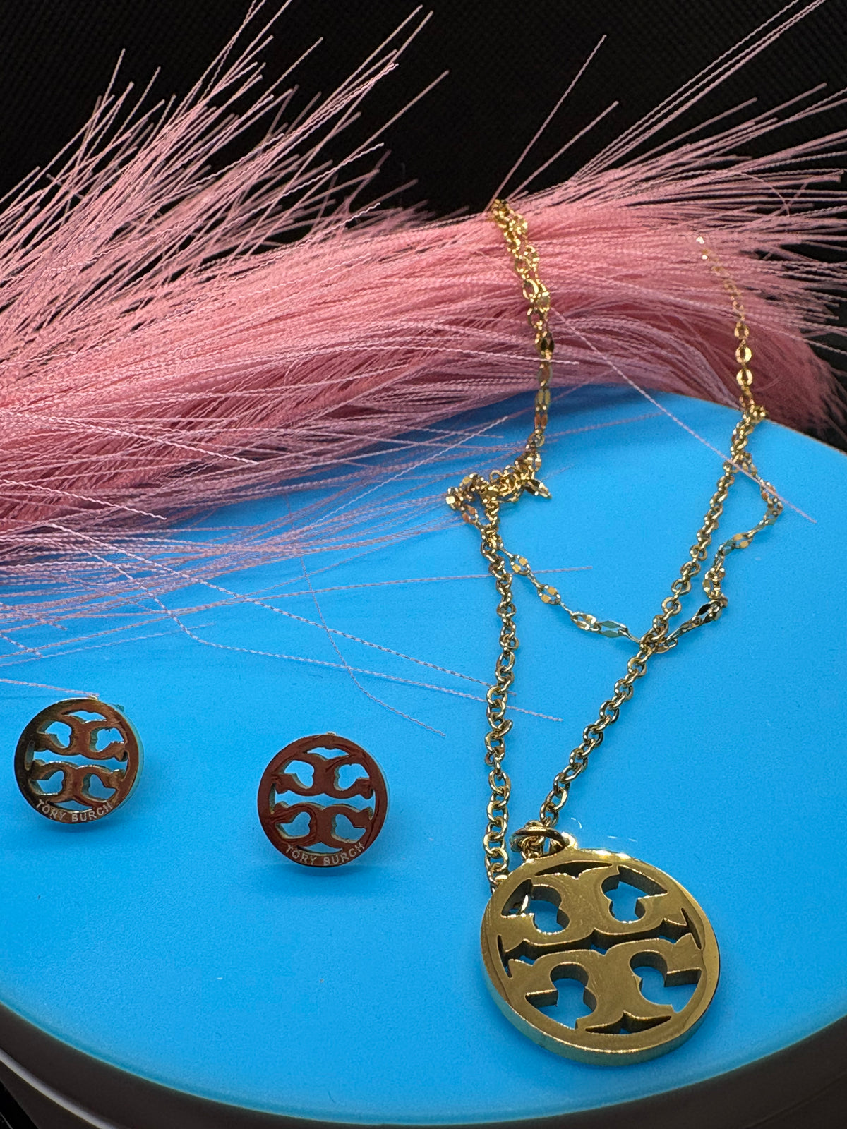 2Pcs Lux jewelry Earrings and Necklace 2Styles