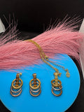 2Pcs Lux jewelry Earrings and Necklace