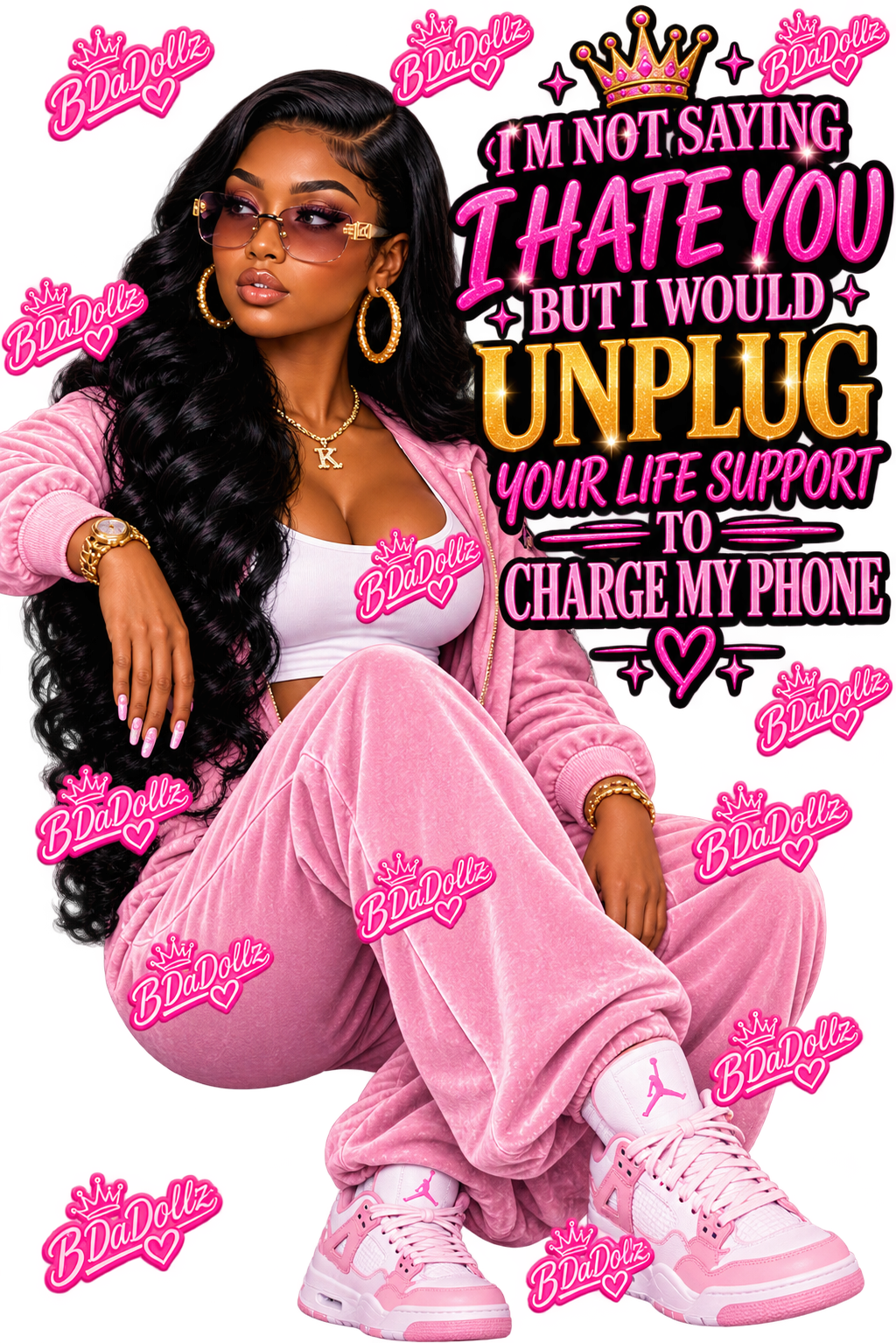 Unplug : High quality graphic design /digital downloads DTF transfer