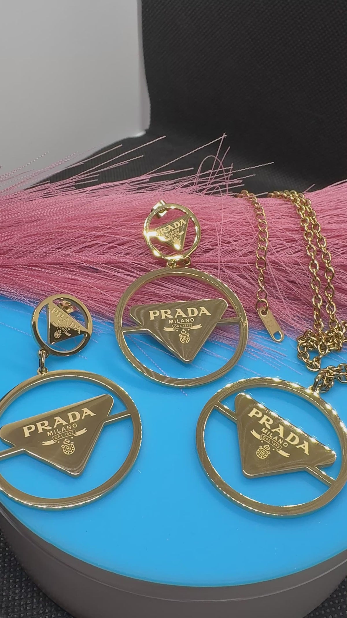 2 Pcs Lux jewelry Earrings and Necklace 2 Styles